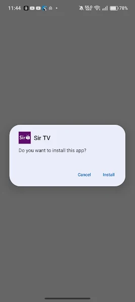 Siiir TV APK screen preview